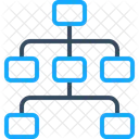 Hierarquia Rede Estrutura Ícone