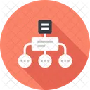 Hierarquia Fluxograma Diagrama Ícone
