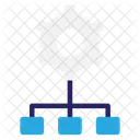 Hierarquia Organizacao Diagrama Ícone