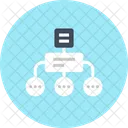 Hierarquia Fluxograma Diagrama Ícone