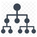 Conexao Diagrama Hierarquia Ícone