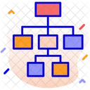 Hierarquia Roteiro Esquema Ícone