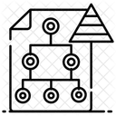 Hierarquia Algoritmo Fluxo De Dados Ícone