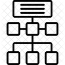 Diagrama Ordem Organizado Ícone
