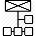 Diagrama Ordem Organizado Ícone