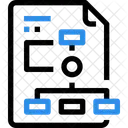 Planejamento Diagrama Hierarquia Ícone