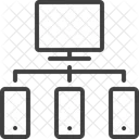 Hierarquia De Dispositivos Dispositivo Monitor Ícone