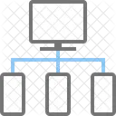 Hierarquia De Dispositivos Dispositivo Monitor Ícone