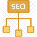 Hierarquia De SEO Nos De SEO Hierarquia Ícone