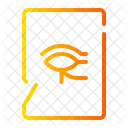 Hieroglyph Egyptian Cultures Icône
