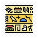 Hieroglyph Ancient Art Landmark Icon