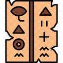 Hieroglyph Egyptian Writing Icon