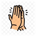 High Five Hands Icon