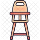 High Chair Seat Baby Chair Icon