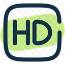 High Definition Hd Video Icon