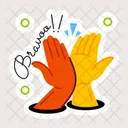 High Five  Icon