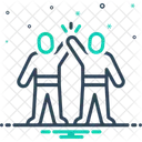 High Five Freund Freundschaft Symbol