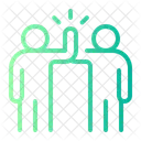 High Five Freundschaft Vertrauen Symbol