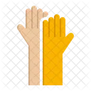 High Five Five Sign Icon