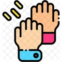 High Five Hands And Gestures Body Part Icon