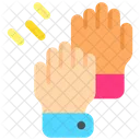 High Five Hands And Gestures Body Part Icon