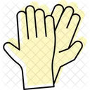 High Five Hand Farbe Schatten Thinline Symbol Symbol