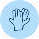 High Five Hand Pentaglow Icon