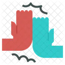 High Five Hands Icon