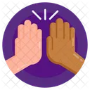 Gimme Five High Five Greet Icon
