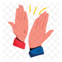 High Five High Clap Clapping Palms Icon