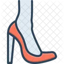 High Heel High Footwear Shoe Heel Sandal Glamour Female Lady Fashionable Icon