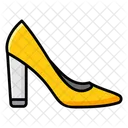 High Heel Ladies Shoe Bride Heel Icon