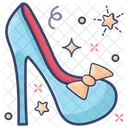 High Heel Shoe Crystal Heel Icon
