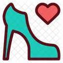 High Heels Love Shoe Icon