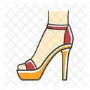 High Heels mit Knöchelriemen  Symbol