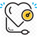High Speedometer Heart Icon