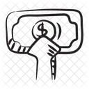 High Investment Money Growth Money Outflow Icon