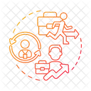 Employee Workplace Negative Icon