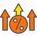 High Loan Interest Bag Increase Icon