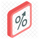 High Rate High Discount High Percentage Icon