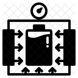 High pressure processing Icon - Download in Glyph Style