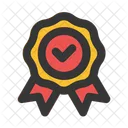 High Quality Certified Medal Icon