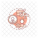 Employee Workplace Negative Icon
