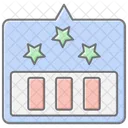 High Scores Lineal Color Icon Icon