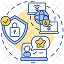 High security standards  Icon