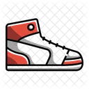 High Sneakers Shoes Icon