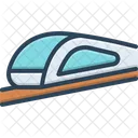 High Speed Transportation Express Locomotive Icon