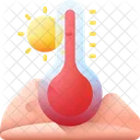 High Temperature Thermometer Temperature Icon