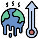 Climate Change Global Warming High Temperature Icon