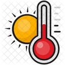High Temperature Temperature Summer Icon